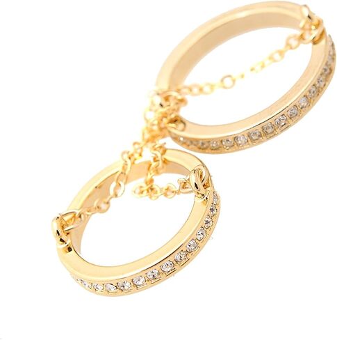 Crystal Embedded Double Layer with Chain Knuckle Ring in Saudi Arabia