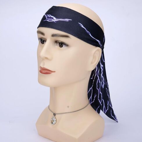 BK.Fangwoo Horseshoe Necklace and Headband Costume Accessories Horse pendant Necklace Lightning Headband Mens Movie Cosplay Party in Saudi Arabia
