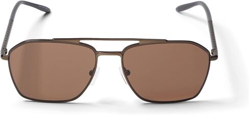 Michael Kors MK1124 Matterhorn Matte Husk/Dark Brown Solid One Size in Saudi Arabia