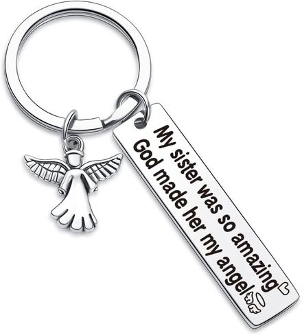 Sister Sympathy Keychain Bereavement Keychain In Memory Of Sister Gift Sister Sympathy Jewelry in Saudi Arabia