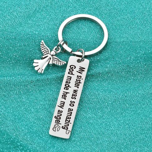 Sister Sympathy Keychain Bereavement Keychain In Memory Of Sister Gift Sister Sympathy Jewelry in Saudi Arabia