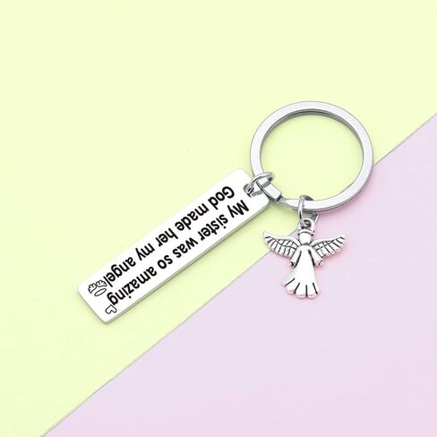 Sister Sympathy Keychain Bereavement Keychain In Memory Of Sister Gift Sister Sympathy Jewelry in Saudi Arabia
