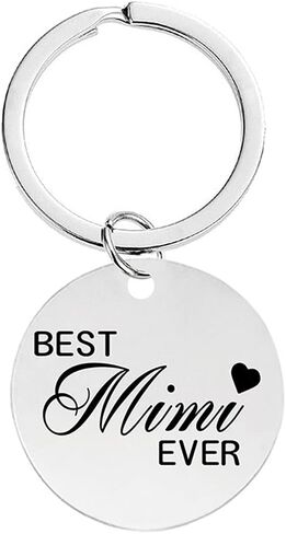 Christmas Birthday Gift for Mimi Gigi Keychain Gifts for Women Grandma Best Gigi Mimi Ever Keyring for Gigi Mimi in Kuwait