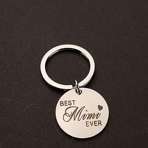 Christmas Birthday Gift for Mimi Gigi Keychain Gifts for Women Grandma Best Gigi Mimi Ever Keyring for Gigi Mimi in Kuwait