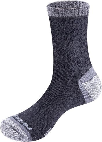 جوارب للمشي لمسافات طويلة للرجال، جوارب رياضية مبطنة ماصة للرطوبة، جوارب سميكة من القطن للعمل للرجال، مقاس 6-13 in Kuwait