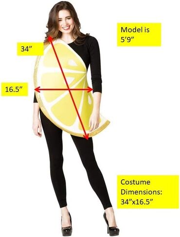 Rasta Imposta Fruit Slice Adult Costume One Size in Saudi Arabia