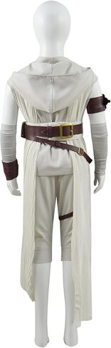 Forwacos Kids Rey زي البنات Jedi Robe الزي الفاخر البدلة العلوية والسراويل مع حزام مجموعة كاملة من الملابس للهالوين in Kuwait