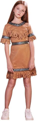ReneeCho Kid’s Indian Costume Boys Girls Halloween Outfit Party Field in Saudi Arabia
