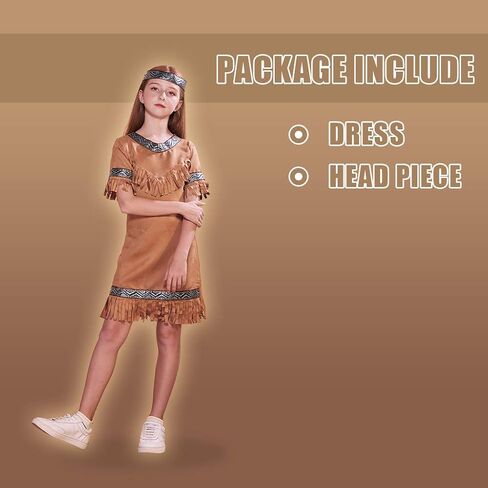 ReneeCho Kid’s Indian Costume Boys Girls Halloween Outfit Party Field in Saudi Arabia