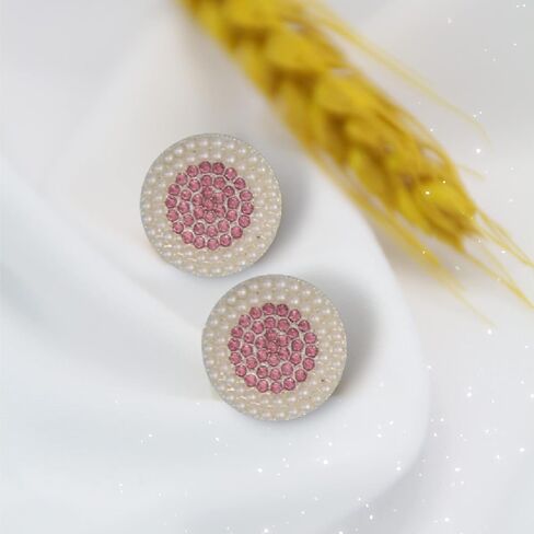 meexzoom 12PCS Bling Shoe Charms Pink-Luxury Crystal Rhinestone Accessories for Women-DIY Clogs Decoration - Designer Jewelry Charms Girls- Perfect Party Favors Birthday Gifts in Kuwait