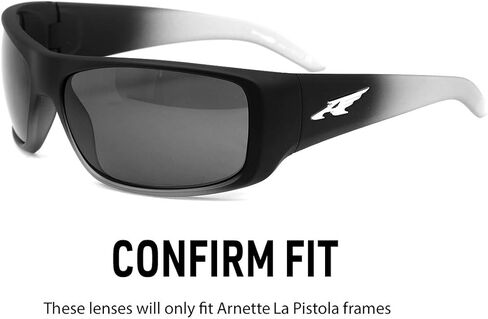 عدسات IKON LENSES المستقطبة البديلة تناسب نظارات Arnette La Pistola AN4179 الشمسية in Kuwait