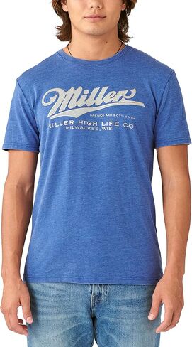 Lucky Brand Men's Miller Script Graphic Tee in Saudi Arabia
