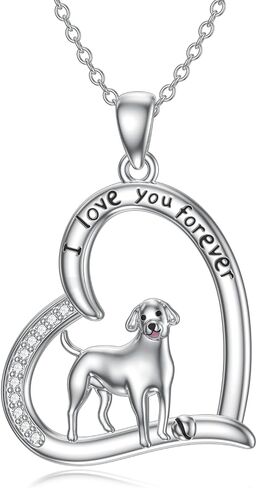 YFN German Shepherd/Labrador Retriever/French Bulldog Necklace Sterling Silver Bulldog Gifts For Women Girls French Bulldog Jewelry For Bulldog Owners in Saudi Arabia