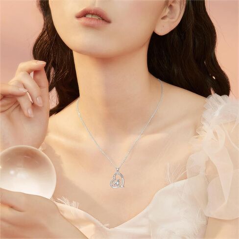 YFN German Shepherd/Labrador Retriever/French Bulldog Necklace Sterling Silver Bulldog Gifts For Women Girls French Bulldog Jewelry For Bulldog Owners in Saudi Arabia