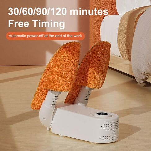 مجفف أحذية LUCKYALC: سخان كهربائي محمول لأحذية العمل والتزلج. يتميز بمنفاخ حراري، ومروحة، ومؤقت، ورف للتجفيف السريع وإزالة الروائح الكريهة. حافظ على الأساسيات دافئة وجاهزة! in Kuwait