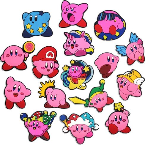 Cartoon Shoe Charms Anime Shoe Decorations Charms Cute Pink Shoe Accessories for Women Girls Birthday Gift Party Favor in Saudi Arabia