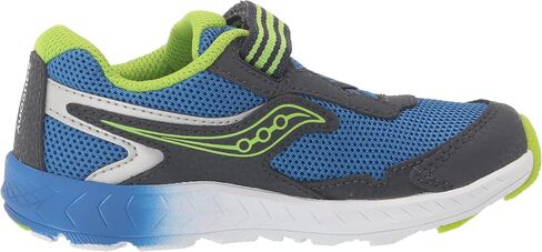 Saucony Ride 10 Jr Sneaker, Navy/Green, 10.5 US Unisex Little Kid in Saudi Arabia