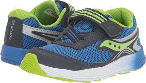 Saucony Ride 10 Jr Sneaker, Navy/Green, 10.5 US Unisex Little Kid in Saudi Arabia