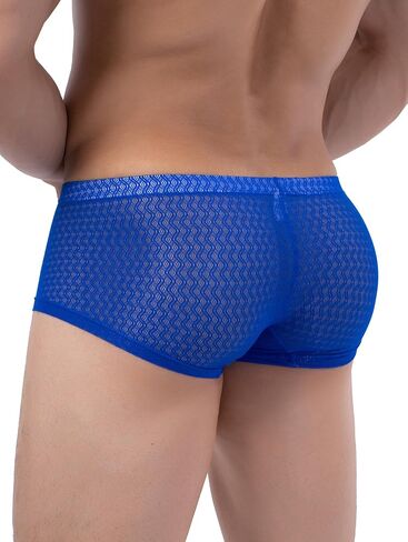 ملابس داخلية مثيرة للرجال من Hanhepee شفافة من خلال ملابس داخلية منتفخة وسروال داخلي من الدانتيل الناعم in Kuwait