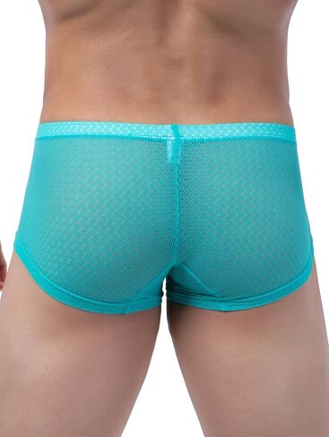 ملابس داخلية مثيرة للرجال من Hanhepee شفافة من خلال ملابس داخلية منتفخة وسروال داخلي من الدانتيل الناعم in Kuwait