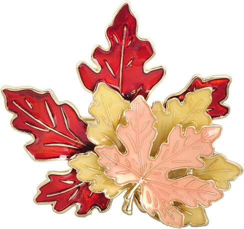 Gyn&Joy Maple leaf brooch pin in Saudi Arabia