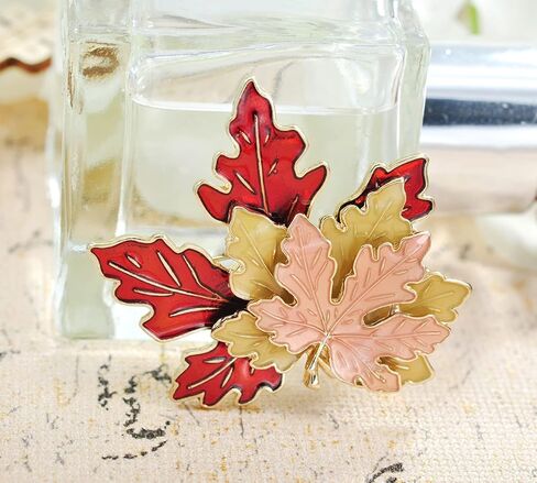 Gyn&Joy Maple leaf brooch pin in Saudi Arabia