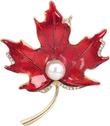 Gyn&Joy Maple leaf brooch pin in Saudi Arabia
