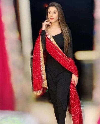 Paru Fabrics Women's Rayon Regular Kurta With Pant & Dupatta Set in Saudi Arabia