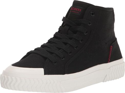 Skechers Women's Street TRAX HI-Tread Highly Sneaker, Black, 9 in Saudi Arabia