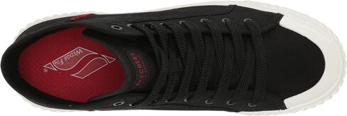 Skechers Women's Street TRAX HI-Tread Highly Sneaker, Black, 9 in Saudi Arabia