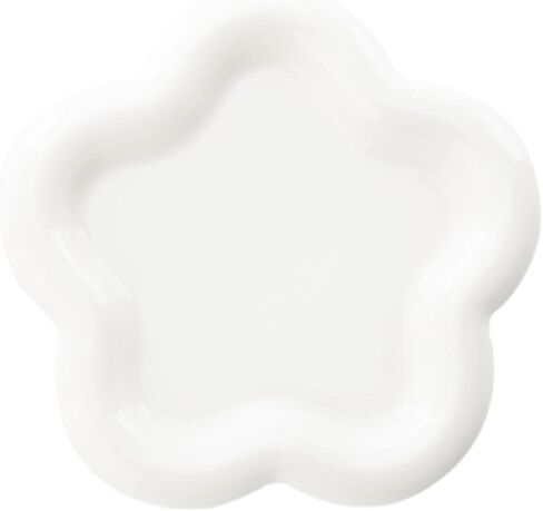 Chubby Flower Jewelry Tray, Cute Cloud Trinket Dish, Jewelry Dish Trinket Tray, Ring Dish Holder, Flower Ceramic Plate,Matte Crème in Saudi Arabia