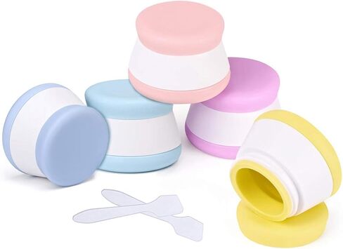AOUTACC 5 Pack TSA Approved Travel Bottles Sets, 3 Ounce Leakproof Silicone Toiletry Tubes Travel Containers Travel Size Bottles Liquid Portable Leakproof for Shampoo Lotion Toiletries in Saudi Arabia