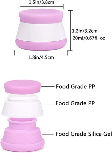 AOUTACC 5 Pack TSA Approved Travel Bottles Sets, 3 Ounce Leakproof Silicone Toiletry Tubes Travel Containers Travel Size Bottles Liquid Portable Leakproof for Shampoo Lotion Toiletries in Saudi Arabia