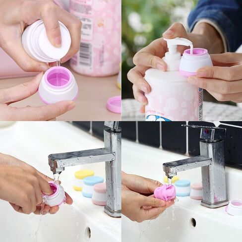 AOUTACC 5 Pack TSA Approved Travel Bottles Sets, 3 Ounce Leakproof Silicone Toiletry Tubes Travel Containers Travel Size Bottles Liquid Portable Leakproof for Shampoo Lotion Toiletries in Saudi Arabia