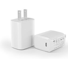 30W 2-Pack USB C Super Fast Wall Charger for Phone 15/15Pro/15Pro Max/15Plus/14/13/12/11Pro Max XS X XR SE Plus, Pad Pro, AirPods Pro PPS Fast Charger Block,Fast Type C Charger