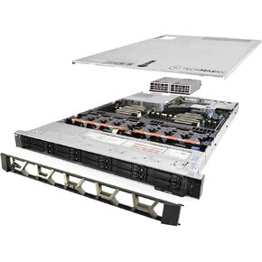TechMikeNY Server 2.10Ghz 56-Core 768GB 1x 600GB 15K 12G HBA330 PowerEdge R640 NVMe (Renewed)