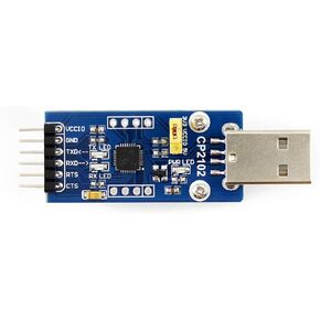 Waveshare USB UART Board (Type A) Single-Chip USB to UART Data Transfer Convertor Module Development Board Supports Mac, Linux, Android, Wince, Windows 7/8/8.1/10/11...