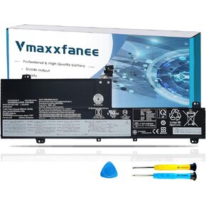 L19M3PD6 52.5WH Laptop Battery Replacement for Lenovo Flex 5-15IIL05 5-14ARE05 5-14IIL05 81X2 82DF Series Notebook L19L3PD6 L19C3PD6 L19D3PD6 SB10X49074 SB10X49076 11.55V 4550mAh
