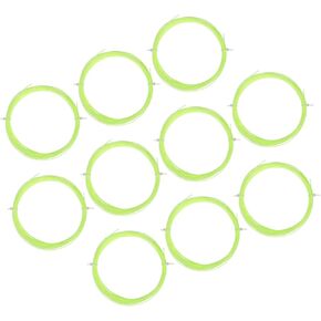 10 Pack Badminton Racket String - High Flexibility Training Nylon Racquet String Line Badminton Repair Accessory for Badminton (10M, White)