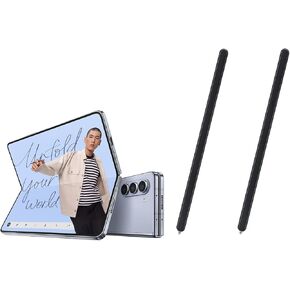 2 Pcs Galaxy Z Fold 5/6 S Pen Fold Edition for Samsung Galaxy Z Fold5 5G Slim S Pen Galaxy S Pen 5/6 Fold Edition Stylus(Black)