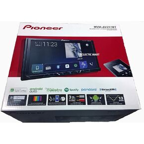Pioneer MVH-AV251BT 7" Digital Media Receiver Mechless Apple CarPlay (Renewed)