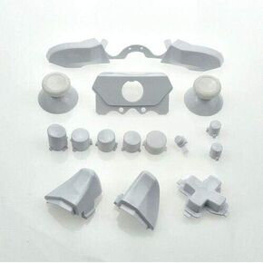 Full Set Dpad Bumpers Triggers Buttons RT LT RB LB Button ABXY Buttons with Thumbstick for Xbox One Elite Xbox One E Controller Replacement (Black)