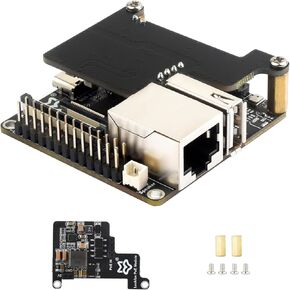 Luck-Fox Pico Ultra PoE Kit RV1106 Linux Micro Development Board, Integrate ARM Cortex-A7/RISC-V MCU/NPU/ISP Processors, 256MB DDR3L 8GB EMMC,Support MIPI CSI, GPIO, Interface,etc (with PoE Module)
