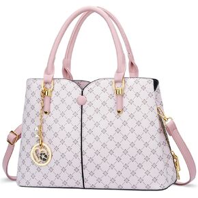 KKXIU Triple Compartments Women Purses and Handbags Trendy Satchel Top Handle Shoulder Bag for Ladies