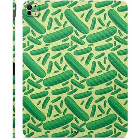 Carbon Fiber Skin Compatible with Apple iPad Pro 13 (M4) 2024 - Pickles - Premium 3M Vinyl Protective Wrap Decal Cover - Easy to Apply | Crafted in The USA by MightySkins