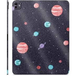 Glossy Glitter Skin Compatible with Apple iPad Pro 13 (M4) 2024 - Bright Night Sky - Premium 3M Vinyl Protective Decal Cover - Easy to Apply | Crafted in The USA by MightySkins