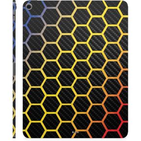 Carbon Fiber Skin Compatible with Apple iPad Air 11 (M2) 2024 - Primary Honeycomb - Premium 3M Vinyl Protective Decal Cover - Easy to Apply | Crafted in The USA by MightySkins