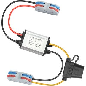 DC 12V 24V to 5V Step Down Converter Regulator 5A 25W Power Adapter Buck Converter Waterproof DC-DC Step Down Module for Car
