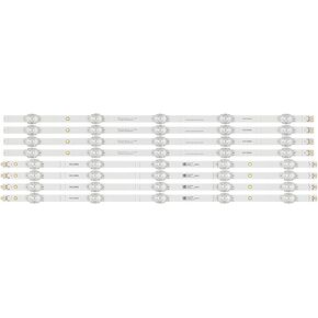 8pcs LED Backlight Strips for 55" TV 55A6G 55R6G 55R6095G5 55R6070G 55C350KU SVH550FA1 HD550Y1U62-T0L6 JL.D550A1330-003BS-M_V01