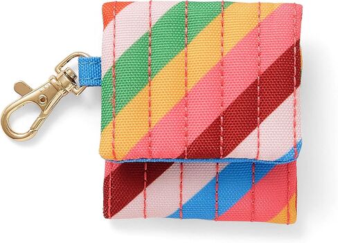 ban.do Hold It! Wireless Earbuds Case for AirPods and AirPods Pro, Cute Keychain Cover for Wireless Earbuds, Rainbow Stripe in Saudi Arabia